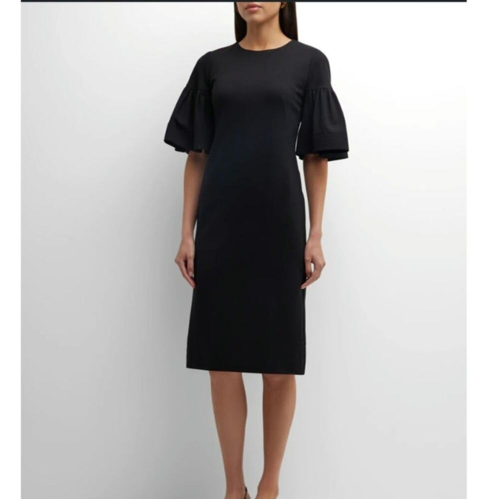 Kate Spade Flounce Sleeve Ponte Dress Size: XS